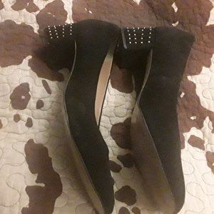 Talbot.Suede Chunky Heels..9A